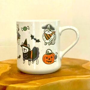 Halloween Mug featuring, Dogs Frenchie Husky Corgi Clementine Dogs in Costumes